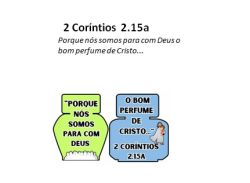 Versículo 2 Coríntios 2.15a